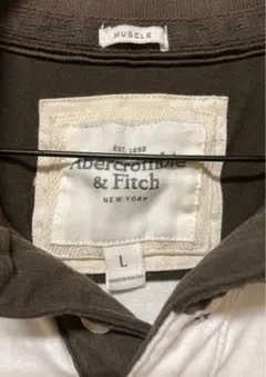 アバクロ Abercrombie & Fitch ラガーシャツ ラグビー Ｌ
