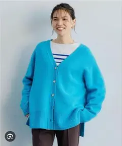 グリーンレーベル　SERENITY セレニティ カーディガン　ウール100新品