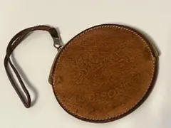 IL BISONTE レザー コインケース 丸型 ストラップ付のサムネイル