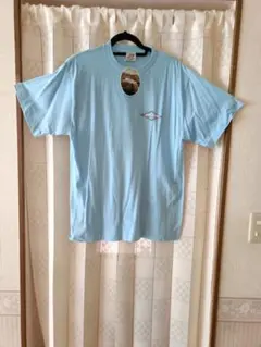 PIKO ピコ ロゴプリント 新品未使用　 Tシャツ L水色半袖 サーフ メンズ