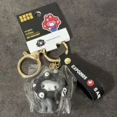 万博限定　サンリオ　黒ミャクミャク　マイメロディ黒　キーホルダー
