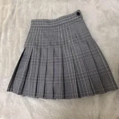 Maje グレー チェック柄 プリーツスカート風キュロット サイズ34のサムネイル