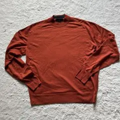 ダンヒル ロゴ刺繍 100%ウールニット セーター　Lサイズ