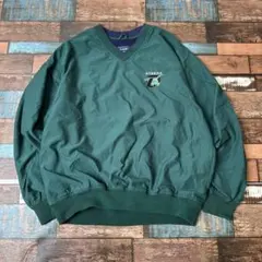 ビンテージ　古着　ATHENA ワンポイント刺繍　プルオーバー　ジャケット　L