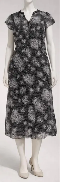 花柄 ワンピース ワンピース パーティー お呼ばれ