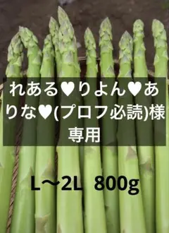 ★★専用★★ 長野県産 アスパラガス L〜2L 800g