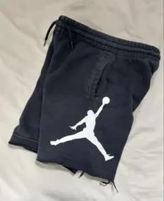 JORDAN ビックプリント ショートパンツ スウェットパンツ 120cm 黒