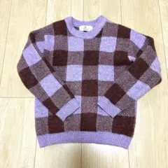 【H&M】チェック柄セーター 110cm