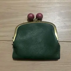 がま口　二つ折り財布