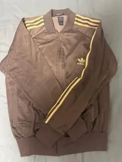 adidas ブラウン トラックジャケットLサイズ