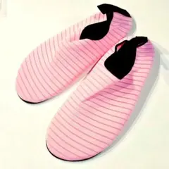 マリンシューズ ウォーターシューズ 水陸両用 ビーチシューズ ピンク ボーダー