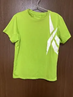 Reebok キッズラッシュTシャツ　ライトグリーン　160