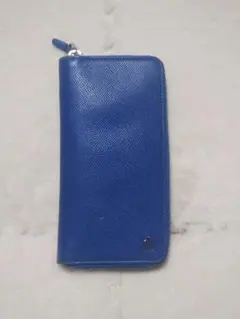 ＊美品＊dunhill 長財布　ネイビー　ラウンドファスナー