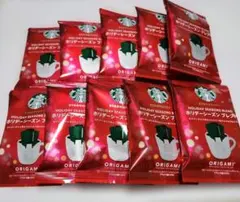 スターバックスオリガミ　ホリデーシーズンブレンドドリップコーヒー10袋のサムネイル