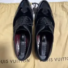 LOUIS VUITTON ルイヴィトン モノグラム ベルベット ドレスシューズのサムネイル