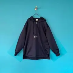 990 NIKEナイキ　ハーフジップパーカー　白タグ銀タグ　90‘s 古着