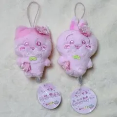 ちいかわ ぬいぱれっと さくらいろ　マスコット うさぎ　ハチワレ