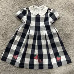 1回着用 Burberry ハート柄 ワンピース 18M 86 90 - メルカリ