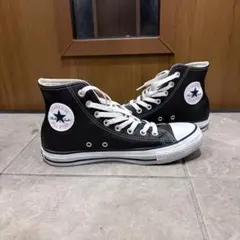 CONVERSE ALL STAR レザー ハイカット ブラック