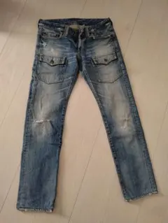 HYSTERIC GLAMOUR ダメージ加工 デニムパンツ - メルカリ