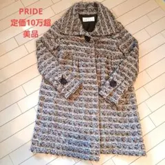 美品☆Plage ツイードジャケット 金釦 ノーカラー 24AW 38 日本製 