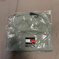 新品 TOMMYHILFIGER グレー ニット帽 ビーニー　トミーヒルフィガー