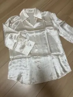 a.v.v MICHEL KLEIN PARIS シルク長袖シャツ S-054のサムネイル