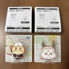 ちいかわ ビスケット アクリルシーンクリップ シーサー あのこ 2点セット