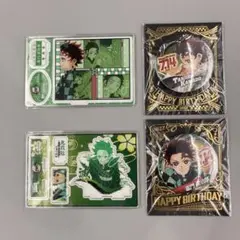 ★竈門炭治郎 バースデー缶バッジ 名場面ジオラマフィギュア 鬼滅の刃