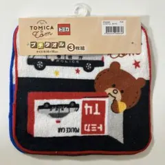 トミカ　トミカとトム　ボックス　プチタオル　3枚セット