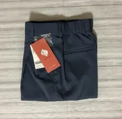 【XS】グローバルワーク　あったかウツクシルエットワイドパンツ　ブルー