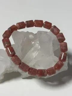 インカローズ天然石ブレスレットNO364