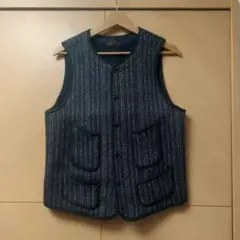 ✅新品　ベスト　ウール　ブラウンズビーチ　復刻　ネイビー　アメカジ　ワーク　M 🟥新品未使用🟥 ウール ベスト ジレ ブラウンズビーチ BROWNS
