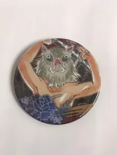 鬼滅の刃　原作缶バッジ　嘴平伊之助