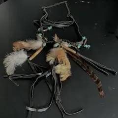 フェザー ネックレス archive hyde V系 ハンドメイド 羽根 亜熱帯