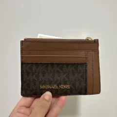 MICHAEL KORS ブラウンコインケース