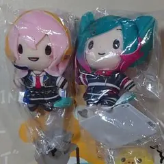 プロセカ 教室のセカイ ミク ルカ ふわぷちマスコット