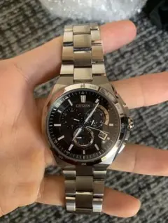 短期値下げCITIZEN 腕時計 ATTESA 電波時計 AT3010-55E