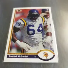 Randall McDaniel 1991 Upper Deck NFLカード