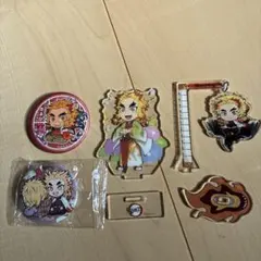 煉獄杏寿郎 アクリルスタンド 缶バッチ　セット