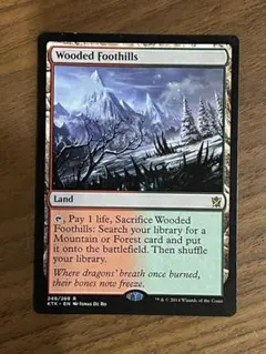 MTG FOIL ショーダウン 優勝プロモ ウッド・エルフ Wood Elves - メルカリ