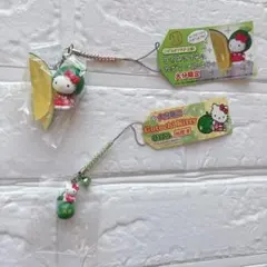 新品【激レア 】ハローキティ コップのフチ子ストラップ ご当地 カボス