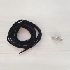 靴ひも 結ばない シューレース ほどけない ゴム 伸びる 伸縮性 黒