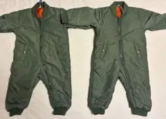 MA-1風 ロンパース 2着セット