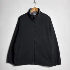 00s NIKE フリースジャケット ジップアップ ブラック VINTAGE