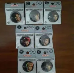 【新品】EXO 缶バッジ ×7 セブンイレブン