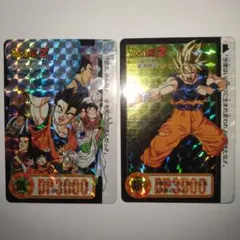 当時物　ドラゴンボールカードダス　本弾　第24弾　キラカード　2枚