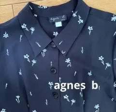 agnes b. アニエスベー 小花柄ワンピース 長袖