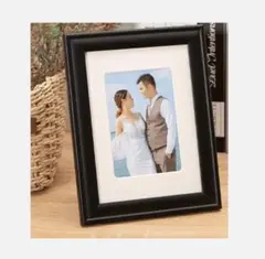 新品　フォトフレーム ブラック　フォトフレーム　デスクトップ　黒　2セット　a