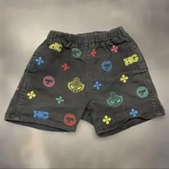 ヒスミニ　刺繍　ハーフパンツ